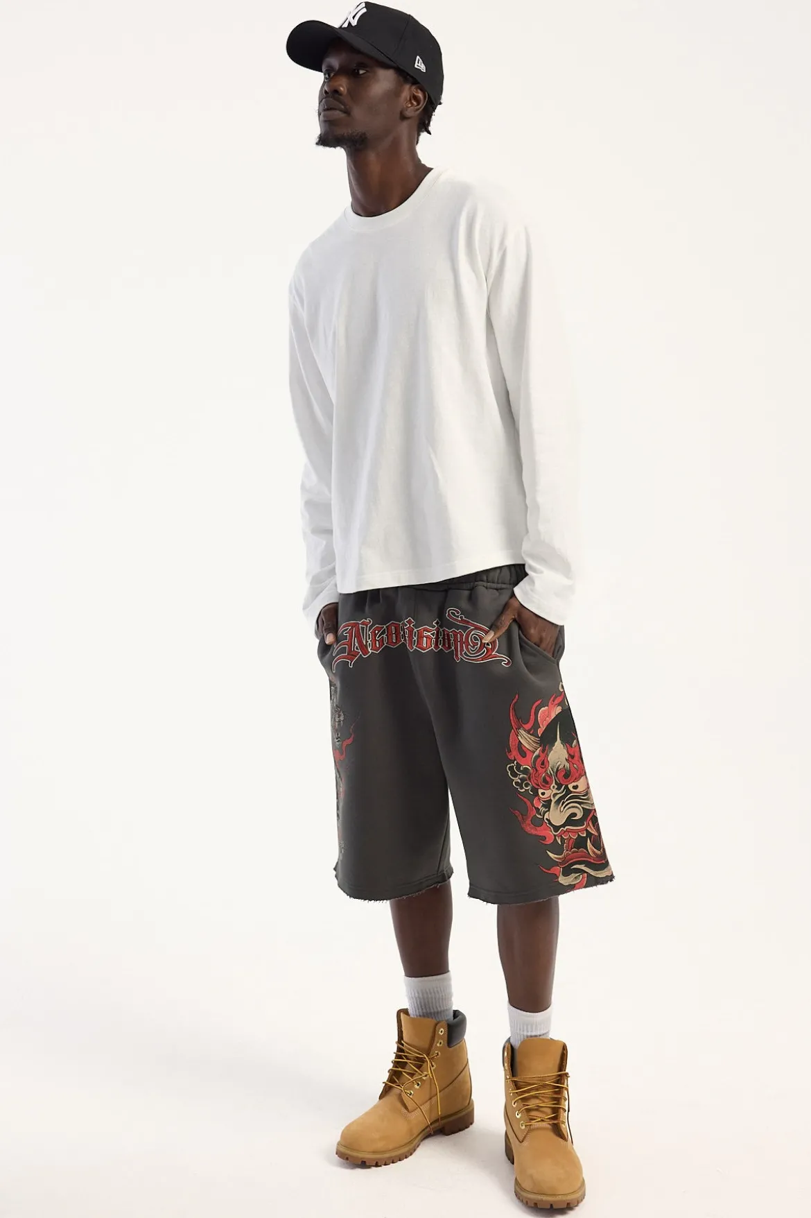 Duality Baggy Sweat Short Asphalt