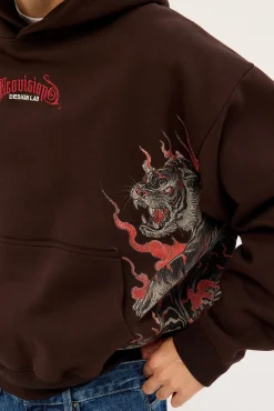 Duality Urban Hoodie Coffee Brown