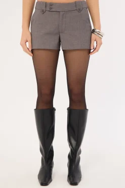 Duke Tailored Shorts Grey