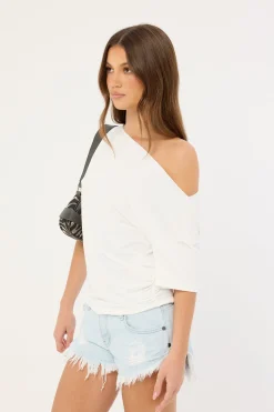 Dukes Low Waist Mini Denim Shorts Xanthe