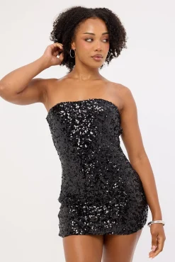 Eastside Mini Dress Noir