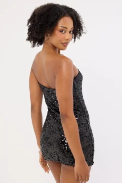Eastside Mini Dress Noir