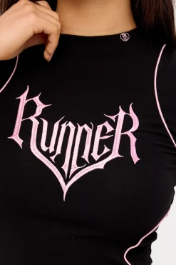 Electra Nano Tee Black/Pink