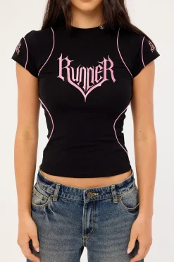 Electra Nano Tee Black/Pink