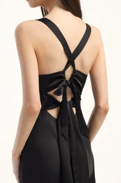 Ella Cowl Maxi Dress Black