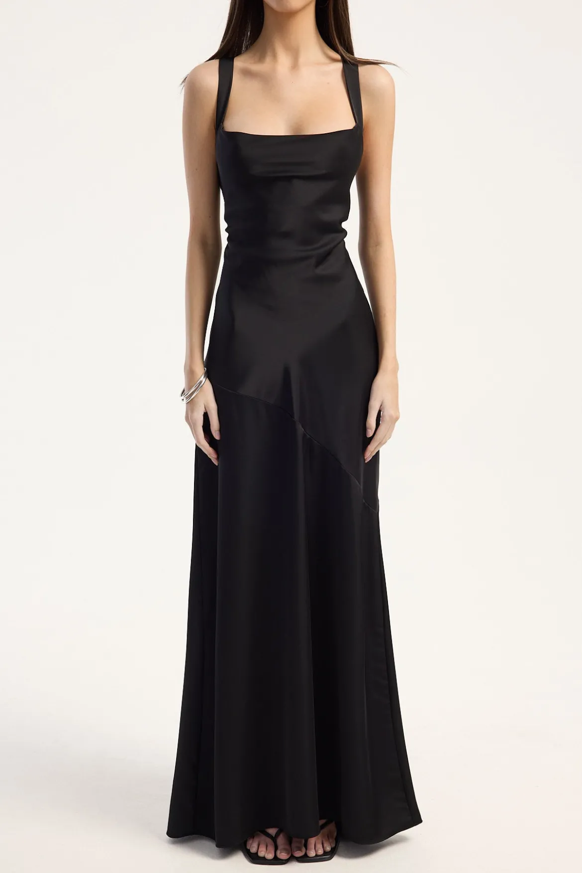 Ella Cowl Maxi Dress Black