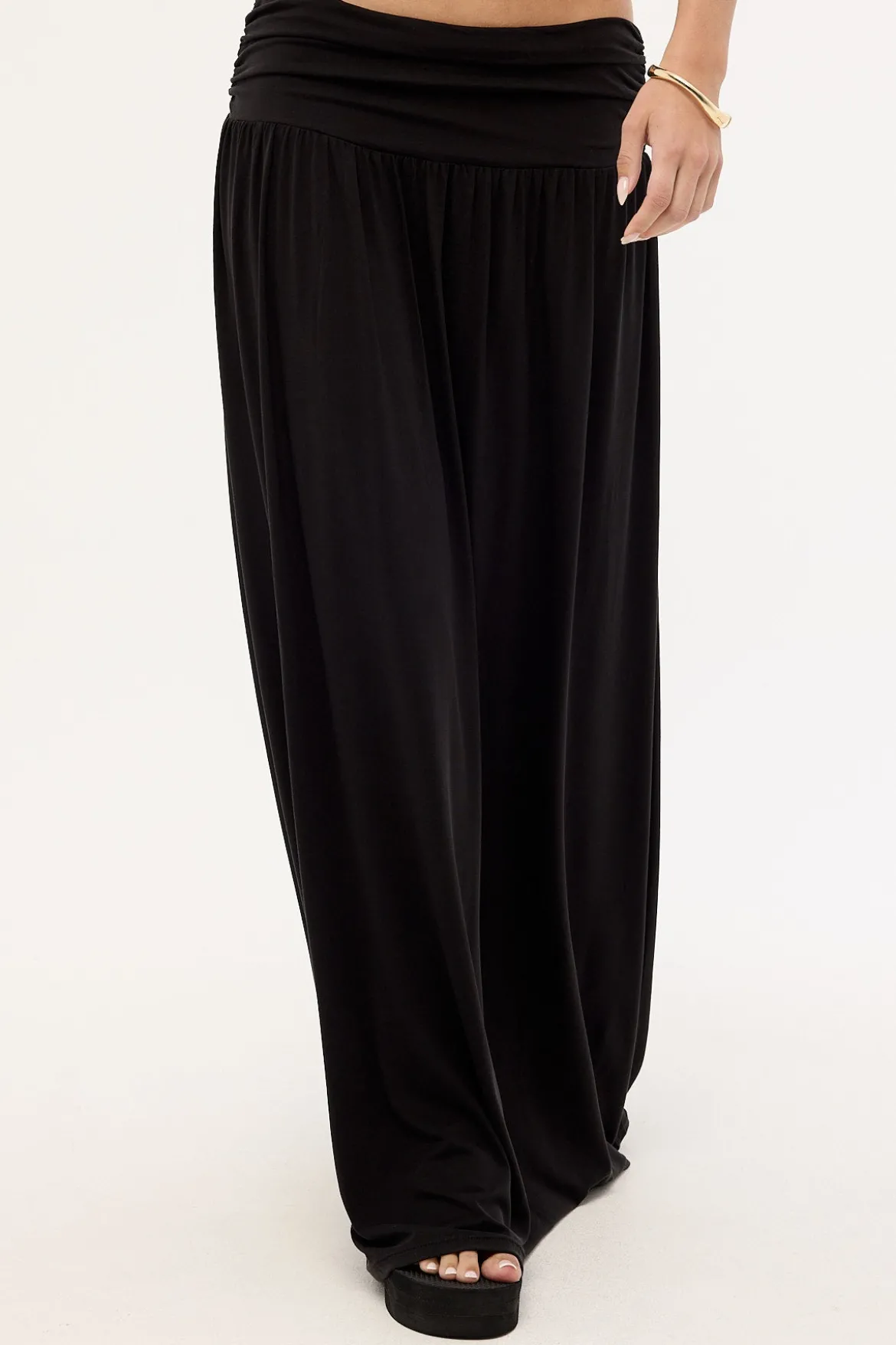 Ellison Jersey Maxi Skirt Black