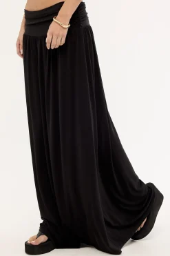 Ellison Jersey Maxi Skirt Black
