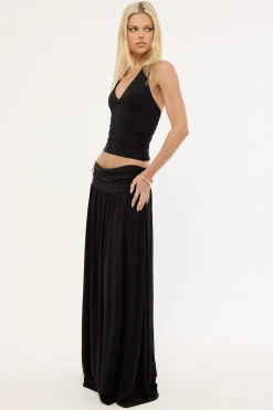 Ellison Jersey Maxi Skirt Black