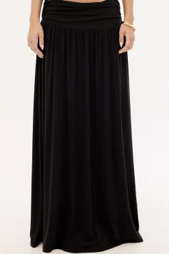 Ellison Jersey Maxi Skirt Black