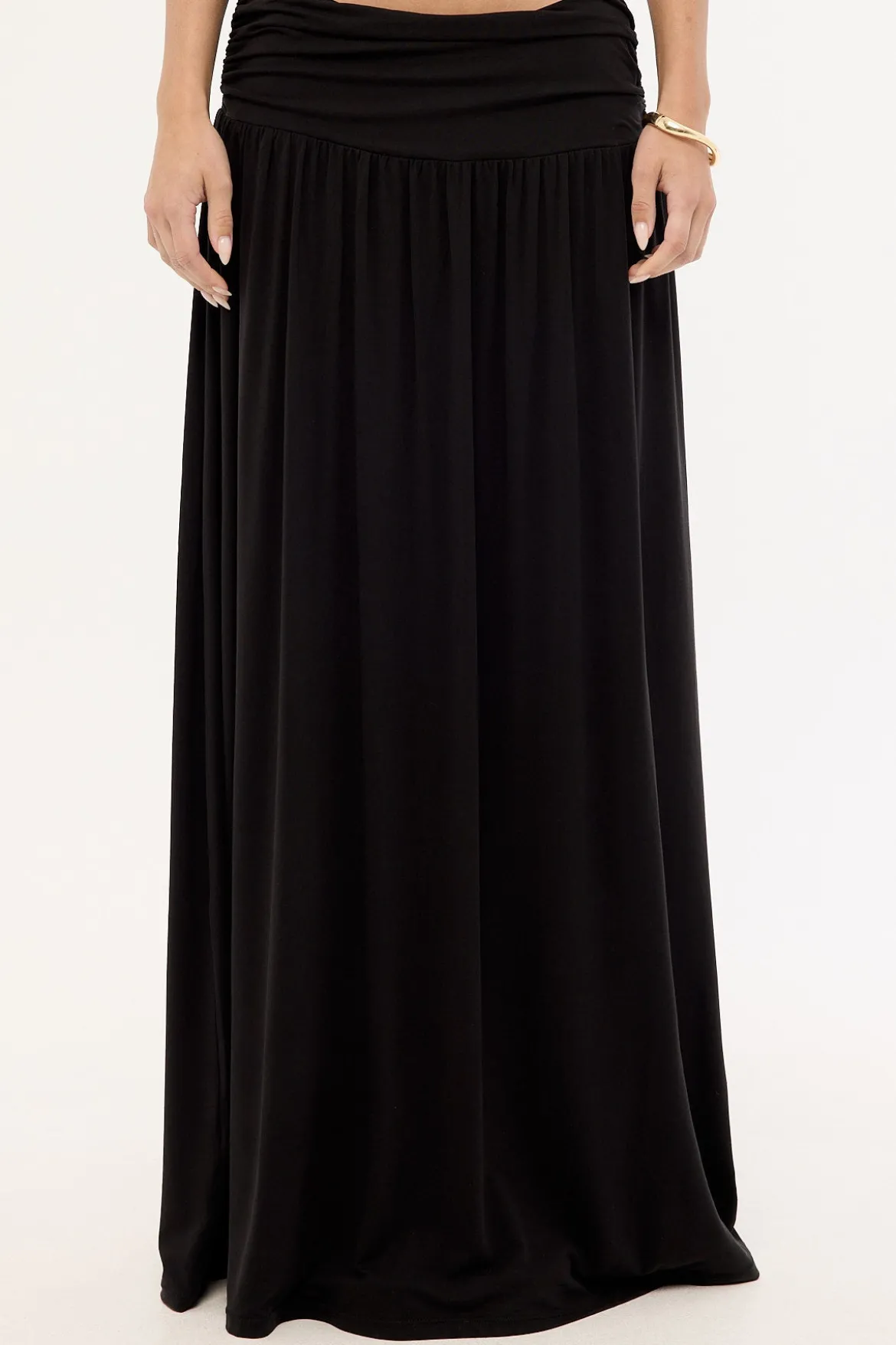 Ellison Jersey Maxi Skirt Black