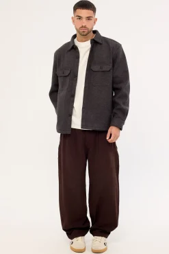 Elmer Heavyweight Overshirt Dark Grey
