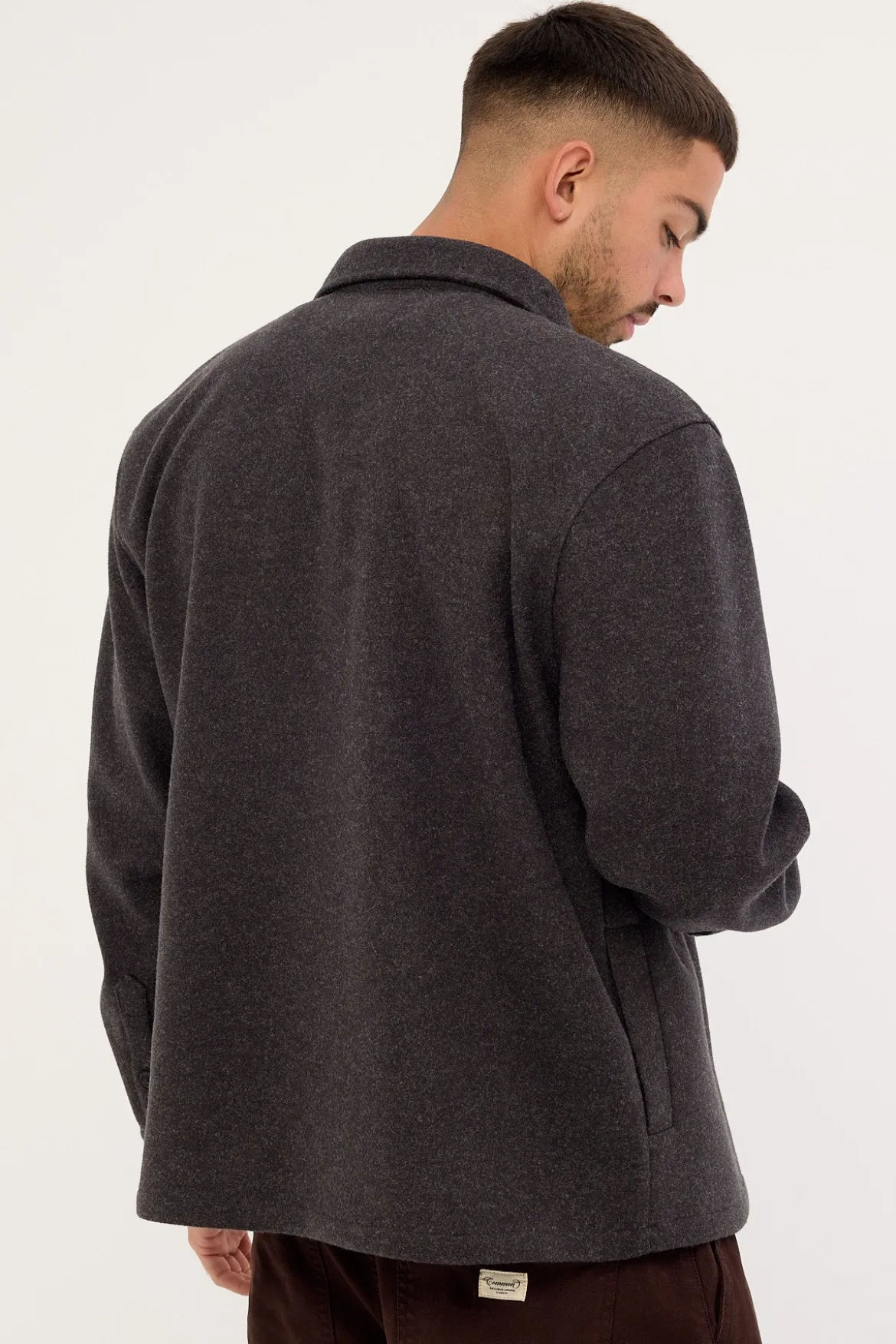 Elmer Heavyweight Overshirt Dark Grey