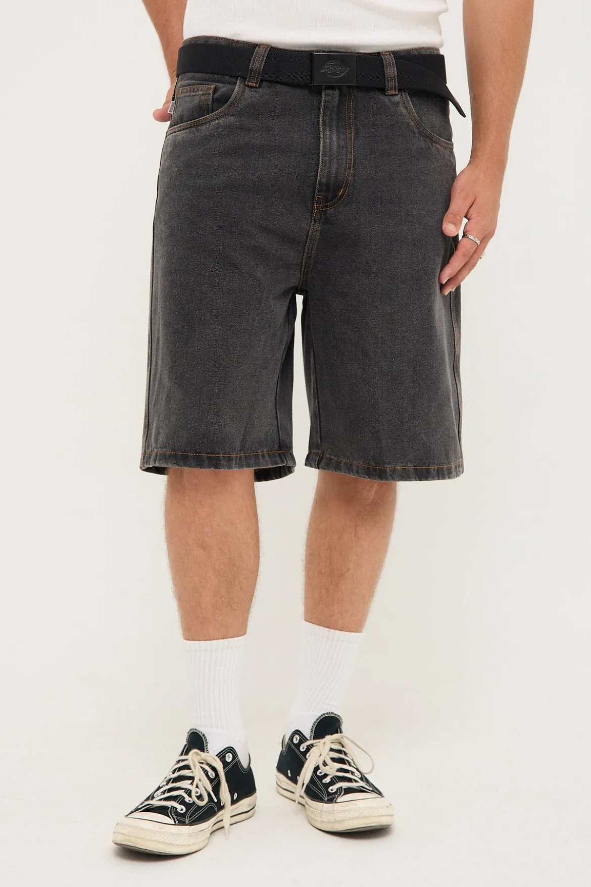 EMB Denim Standard Short Blue Denim