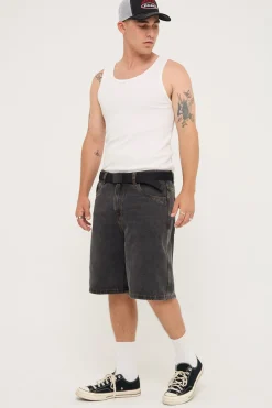 EMB Denim Standard Short Blue Denim