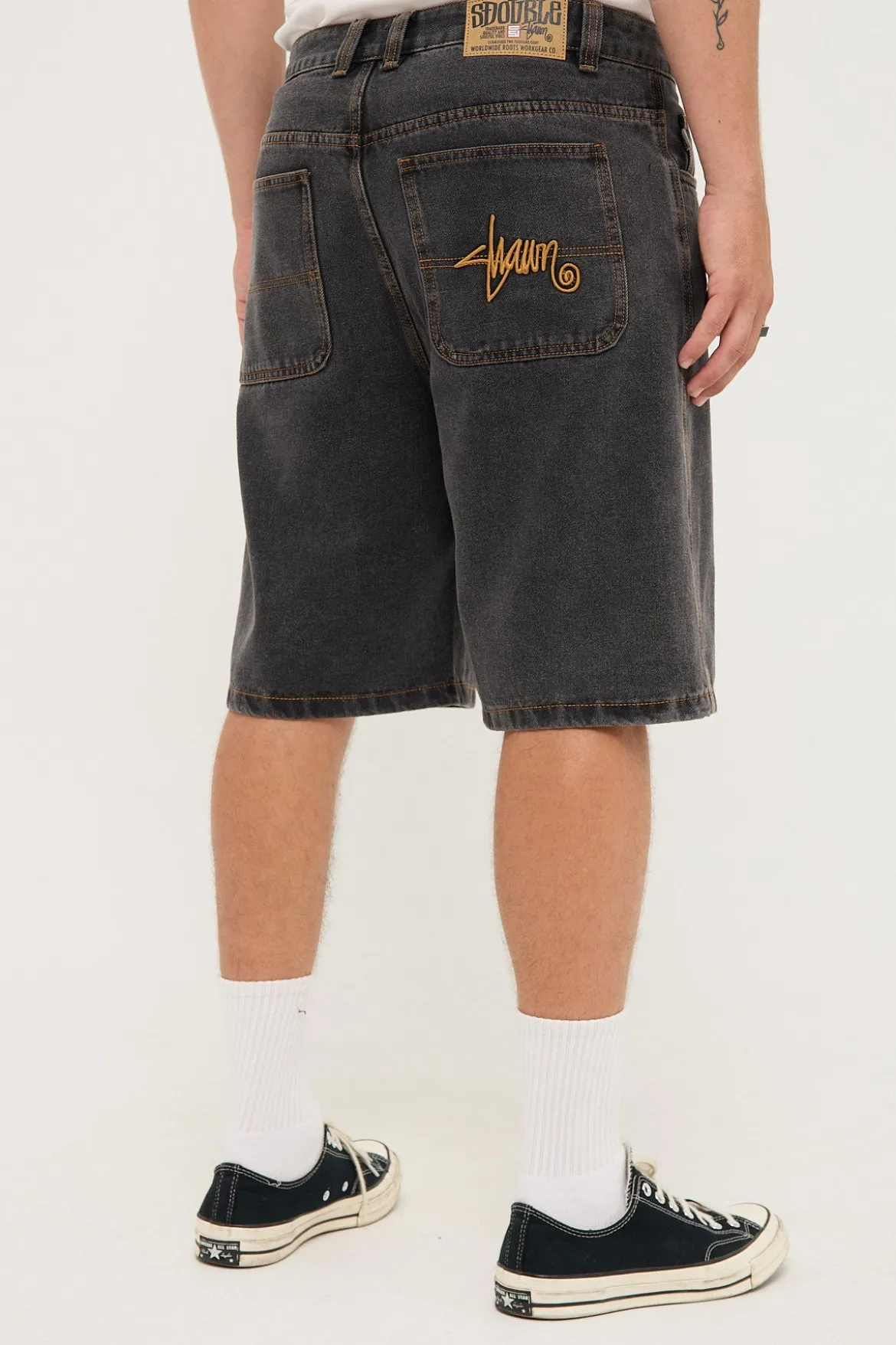 EMB Denim Standard Short Blue Denim