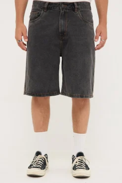 EMB Denim Standard Short Blue Denim
