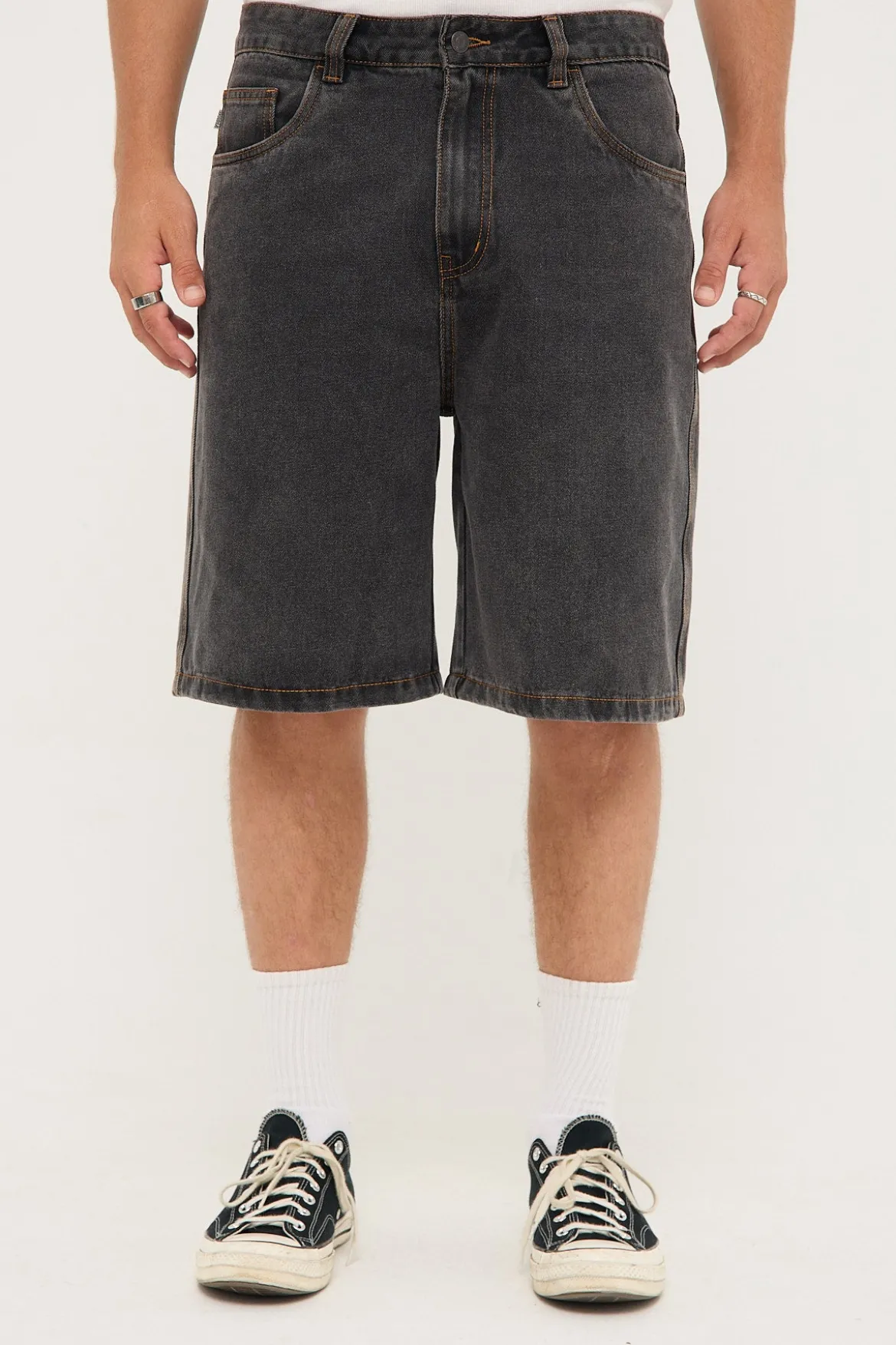 EMB Denim Standard Short Blue Denim