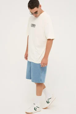 EMB Denim Standard Short Mid Blue