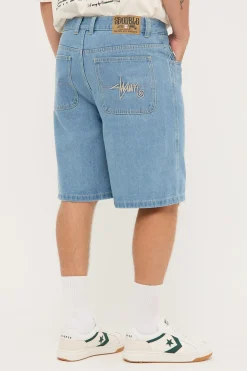 EMB Denim Standard Short Mid Blue