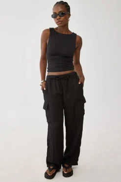 Ember Cargo Pocket Pant Black