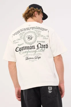 Emboss Heavyweight Slub Easy Tee Off White