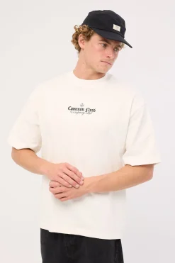 Emboss Heavyweight Slub Easy Tee Off White