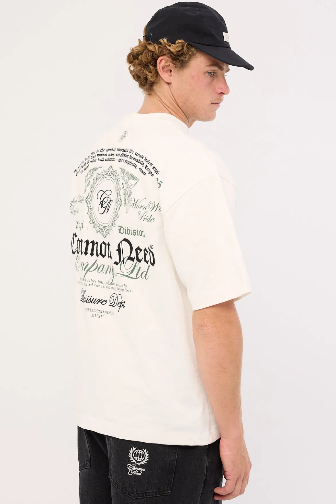 Emboss Heavyweight Slub Easy Tee Off White
