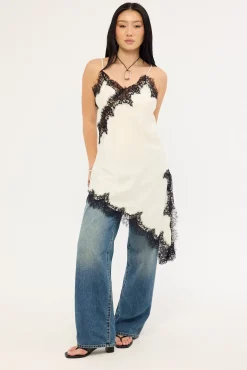 Emerging Midi Dress Porcelain