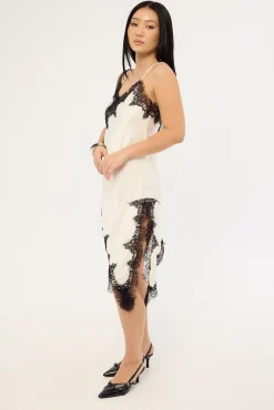 Emerging Midi Dress Porcelain