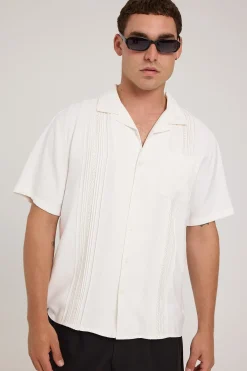 Emerson Bowler Resort Shirt White