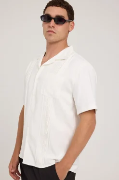 Emerson Bowler Resort Shirt White