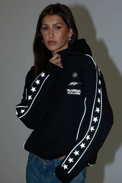 Empire Relaxed Hoodie Black