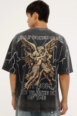 End Of Time Tour Tee Washed Black