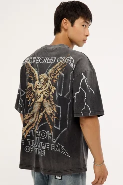 End Of Time Tour Tee Washed Black