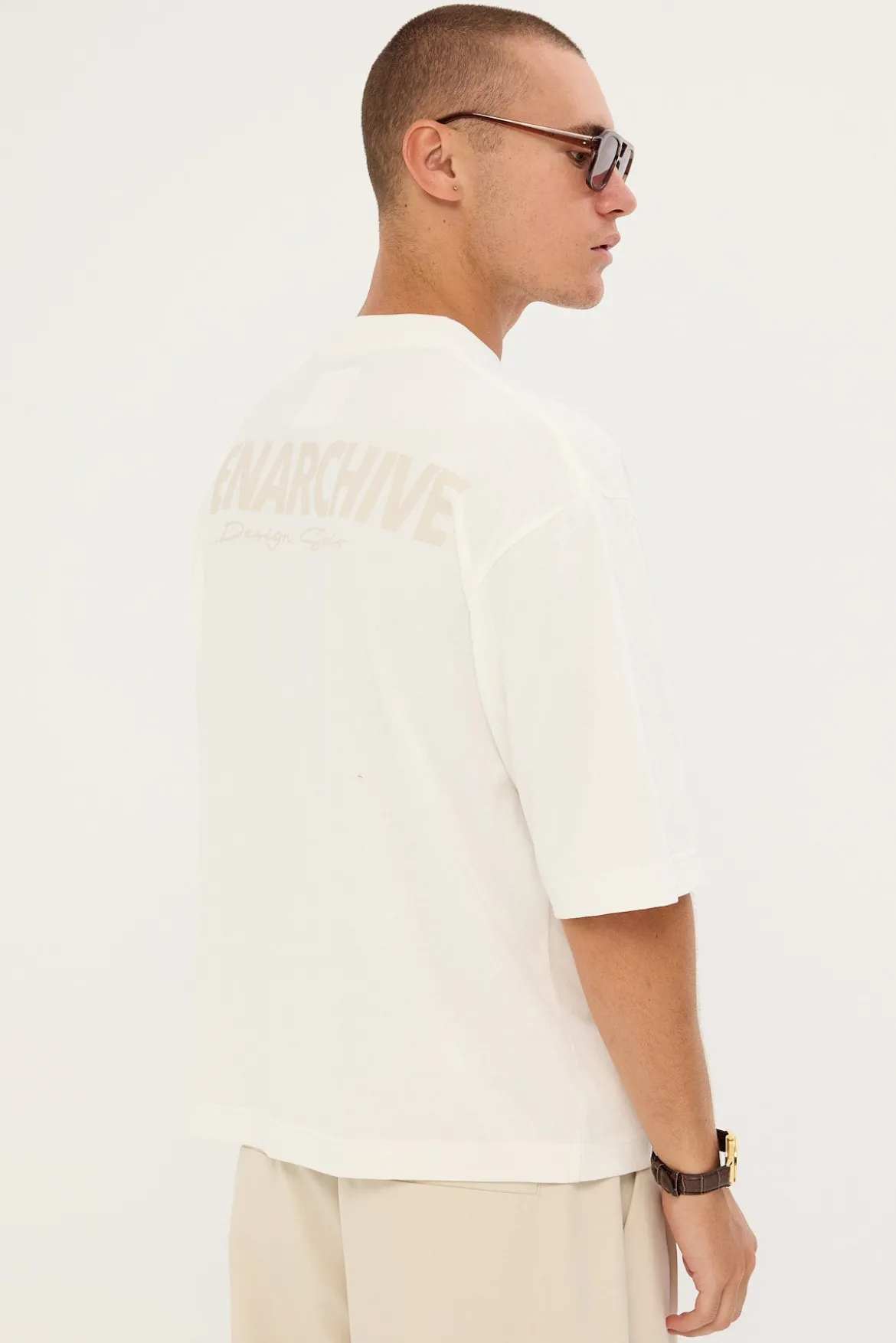 Enduro Organic Cropped Street Tee Off White