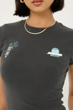 Enjin Baby Tee Washed Black