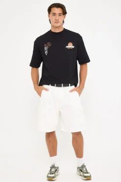 Enjin Oversized Super Heavy Tee Black
