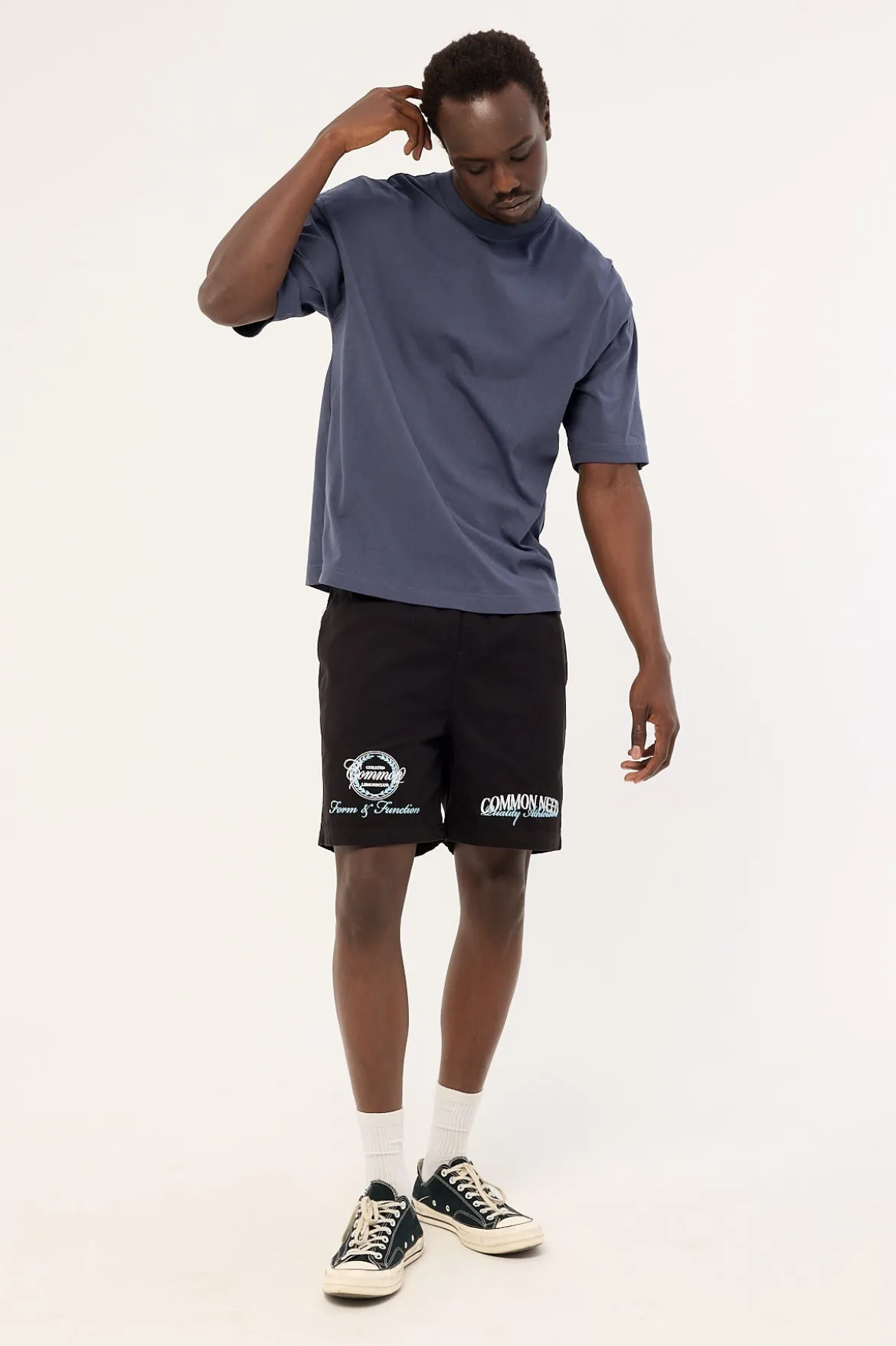 Enroll Elastic Waist Short Black