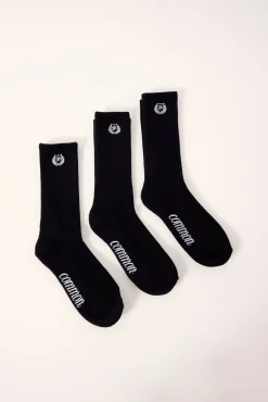 Ernest Sock 3 Pack Black