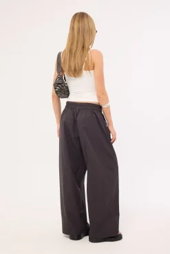Error Wide Leg Cargo Pant Charcoal