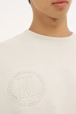 49ers Crest Loopback Tee Glacier Grey