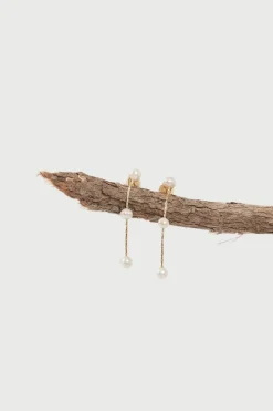 Esme Pearl Drop Earring Gold
