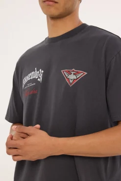 Essendon Vintage Goth Tee Pigment Asphalt