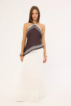 Estelle Maxi Skirt White