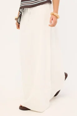 Estelle Maxi Skirt White