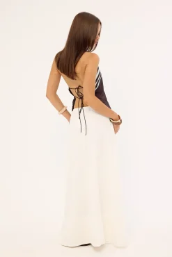 Estelle Maxi Skirt White