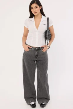 Eternal Sloucher Jean Raged Grey Black