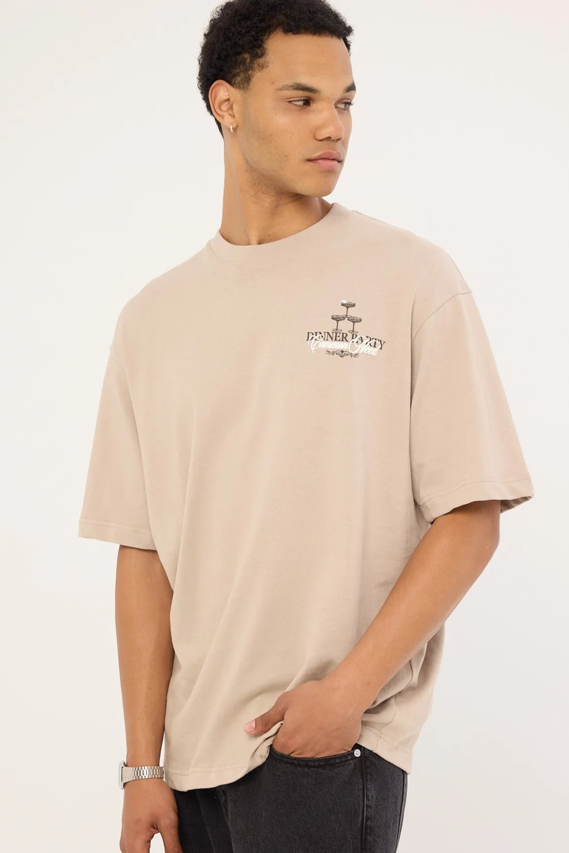 Etiquette Heavyweight Boxy Tee Granite