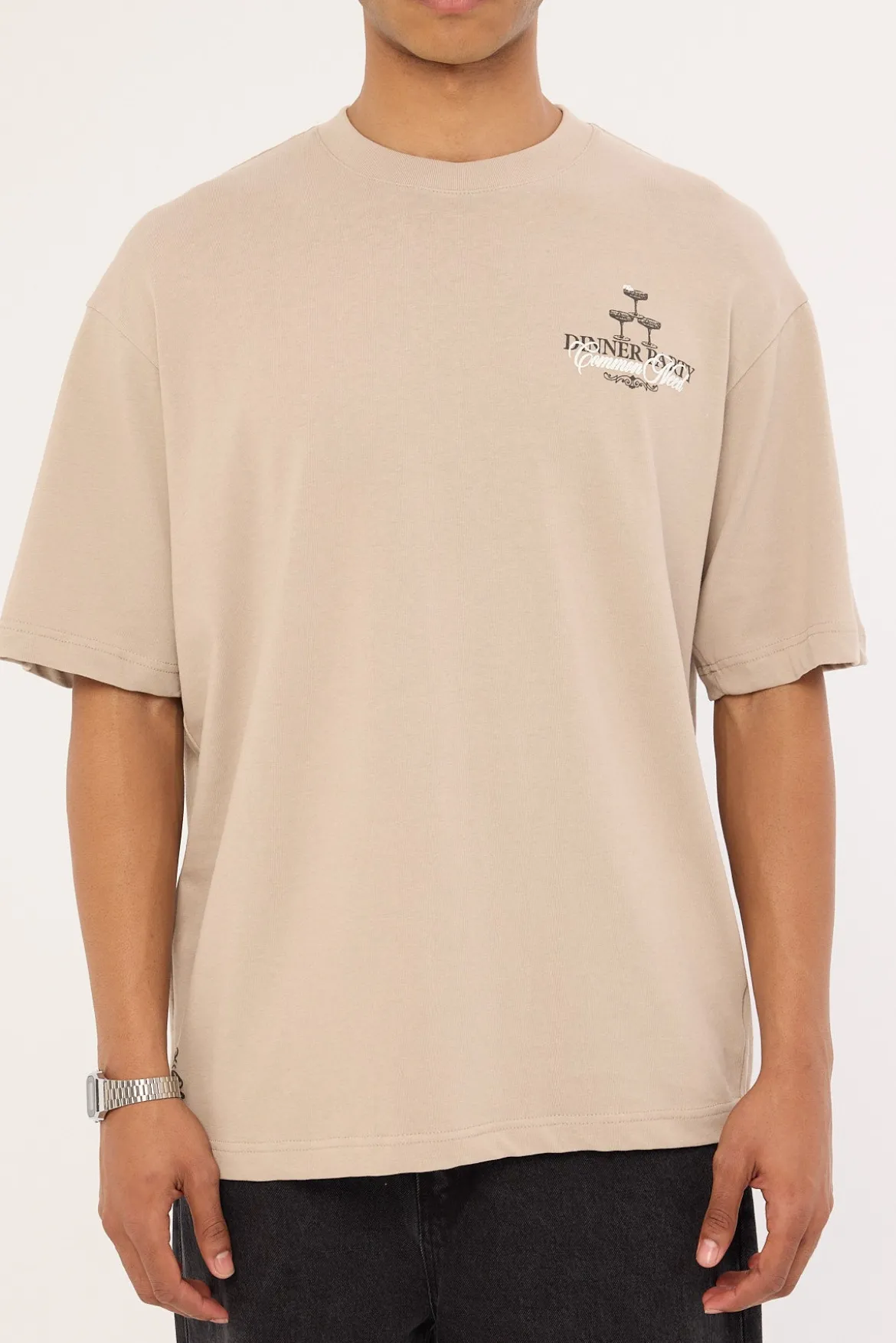 Etiquette Heavyweight Boxy Tee Granite